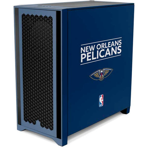NBA New Orleans Pelicans Standard - Blue Corsair 4000D Tempered Glass Mid-Tower ATX Case Skin