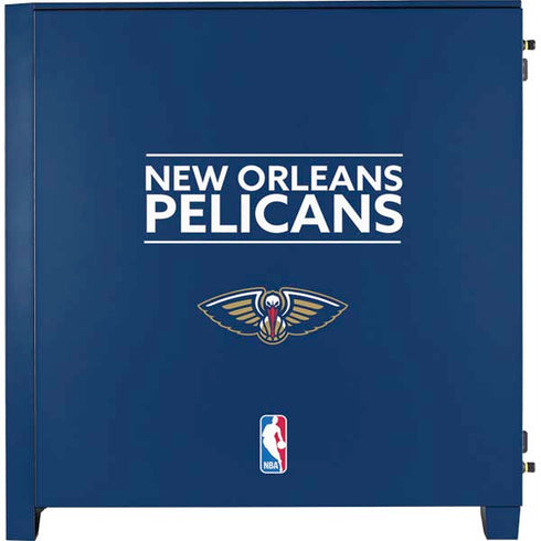NBA New Orleans Pelicans Standard - Blue Corsair 4000D Tempered Glass Mid-Tower ATX Case Skin