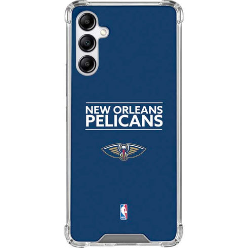 NBA New Orleans Pelicans Standard - Blue Galaxy A15 5G Clear Case