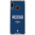 NBA New Orleans Pelicans Standard - Blue Galaxy A30 Clear Case