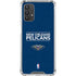 NBA New Orleans Pelicans Standard - Blue Galaxy A32 5G Clear Case