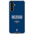 NBA New Orleans Pelicans Standard - Blue Galaxy A54 5G Clear Case