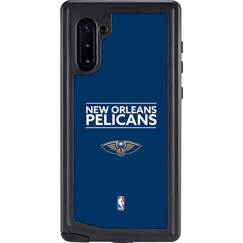 NBA New Orleans Pelicans Standard - Blue Galaxy Note 10 Waterproof Case