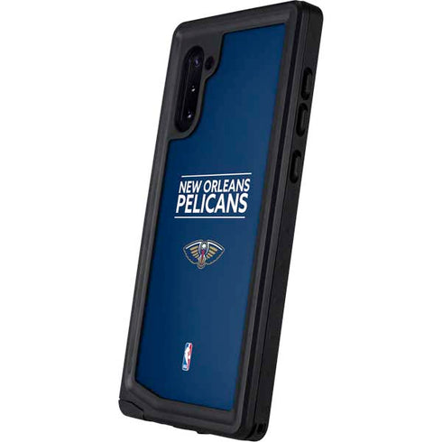 NBA New Orleans Pelicans Standard - Blue Galaxy Note 10 Waterproof Case