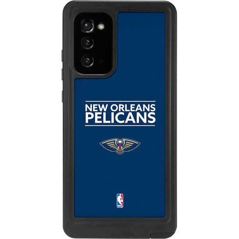 NBA New Orleans Pelicans Standard - Blue Galaxy Note20 5G Waterproof Case
