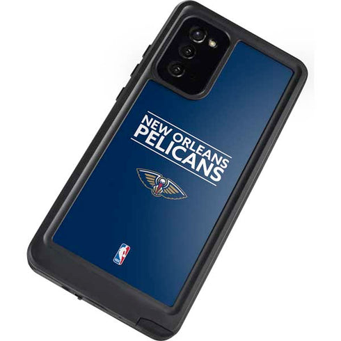 NBA New Orleans Pelicans Standard - Blue Galaxy Note20 5G Waterproof Case