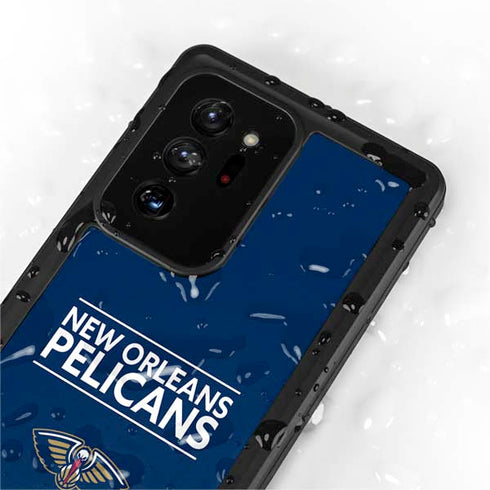 NBA New Orleans Pelicans Standard - Blue Galaxy Note20 Ultra 5G Waterproof Case