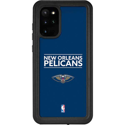 NBA New Orleans Pelicans Standard - Blue Galaxy S20 Plus Waterproof Case