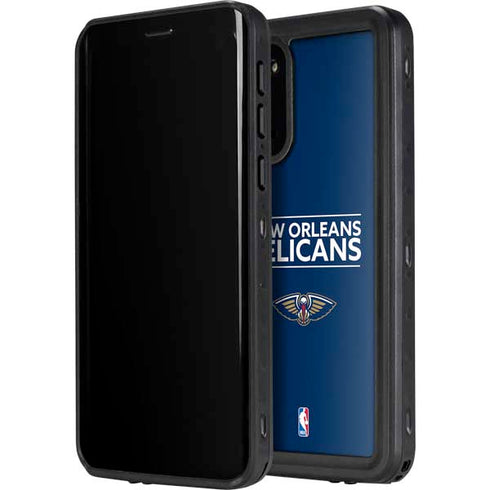 NBA New Orleans Pelicans Standard - Blue Galaxy S20 Plus Waterproof Case