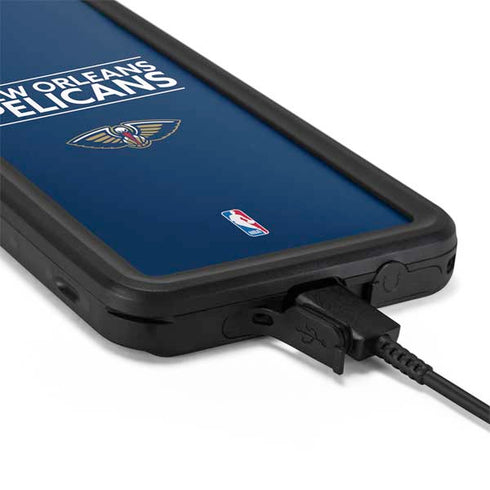 NBA New Orleans Pelicans Standard - Blue Galaxy S20 Waterproof Case