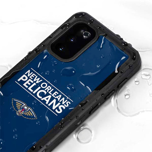 NBA New Orleans Pelicans Standard - Blue Galaxy S20 Waterproof Case