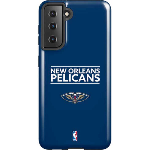 NBA New Orleans Pelicans Standard - Blue Galaxy S21 5G Pro Case