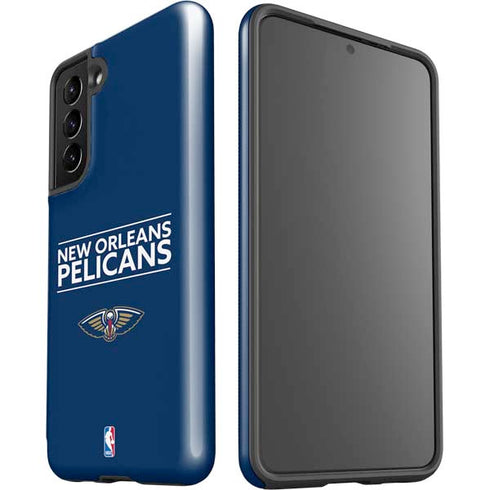 NBA New Orleans Pelicans Standard - Blue Galaxy S21 5G Pro Case