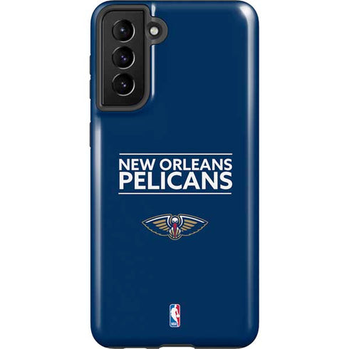 NBA New Orleans Pelicans Standard - Blue Galaxy S21 FE Pro Case