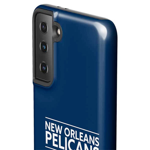 NBA New Orleans Pelicans Standard - Blue Galaxy S21 Plus 5G Pro Case