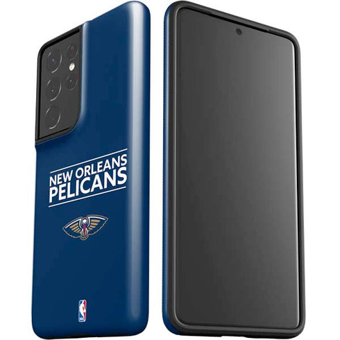 NBA New Orleans Pelicans Standard - Blue Galaxy S21 Ultra 5G Pro Case