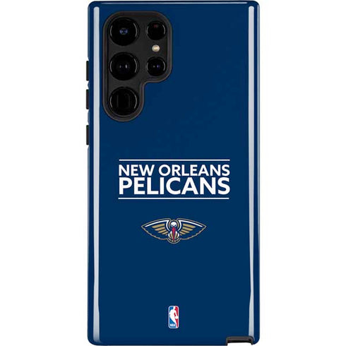 NBA New Orleans Pelicans Standard - Blue Galaxy S22 Ultra Pro Case