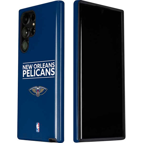 NBA New Orleans Pelicans Standard - Blue Galaxy S22 Ultra Pro Case