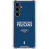 NBA New Orleans Pelicans Standard - Blue Galaxy S23 FE Clear Case