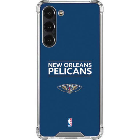 NBA New Orleans Pelicans Standard - Blue Galaxy S23 Plus Clear Case
