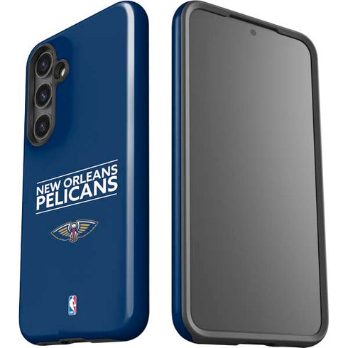 NBA New Orleans Pelicans Standard - Blue Galaxy S24 Impact Case
