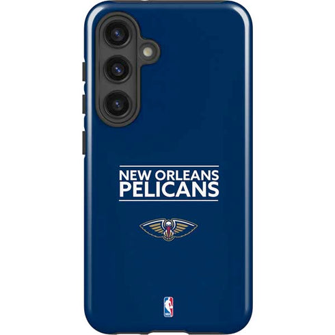 NBA New Orleans Pelicans Standard - Blue Galaxy S24 Plus Impact Case