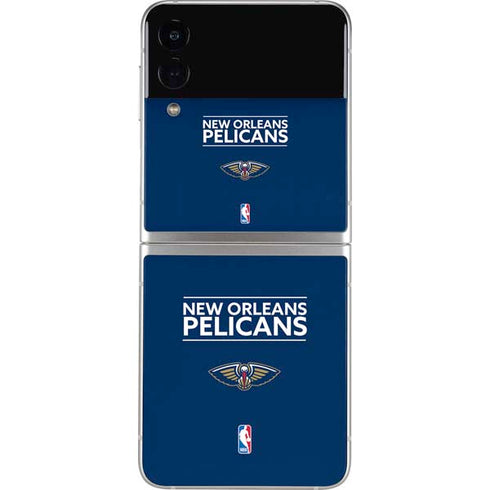 NBA New Orleans Pelicans Standard - Blue Galaxy Z Flip3 5G Skin