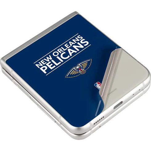 NBA New Orleans Pelicans Standard - Blue Galaxy Z Flip3 5G Skin
