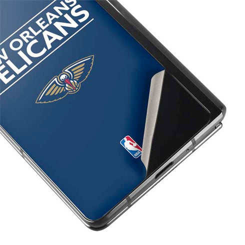 NBA New Orleans Pelicans Standard - Blue Galaxy Z Fold2 5G Skin