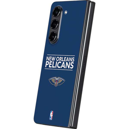 NBA New Orleans Pelicans Standard - Blue Galaxy Z Fold5 5G Skin