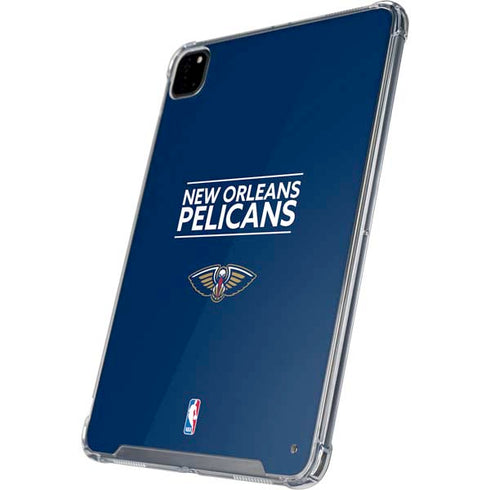 NBA New Orleans Pelicans Standard - Blue iPad Pro 12.9in (2020) Clear Case