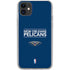 NBA New Orleans Pelicans Standard - Blue iPhone 11 Clear Case