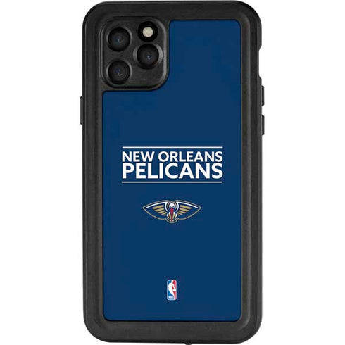 NBA New Orleans Pelicans Standard - Blue iPhone 11 Pro Waterproof Case