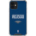 NBA New Orleans Pelicans Standard - Blue iPhone 12 Mini Clear Case
