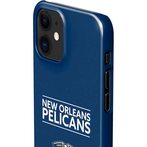 NBA New Orleans Pelicans Standard - Blue iPhone 12 Mini Lite Case