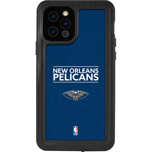 NBA New Orleans Pelicans Standard - Blue iPhone 12 Pro Waterproof Case