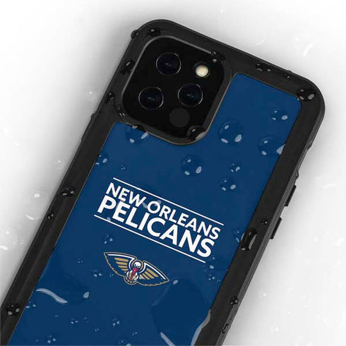 NBA New Orleans Pelicans Standard - Blue iPhone 12 Pro Waterproof Case