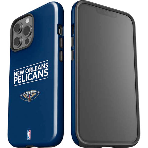 NBA New Orleans Pelicans Standard - Blue iPhone 13 Pro Max Impact Case