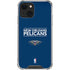 NBA New Orleans Pelicans Standard - Blue iPhone 14 Clear Case