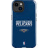 NBA New Orleans Pelicans Standard - Blue iPhone 15 Plus Impact Case