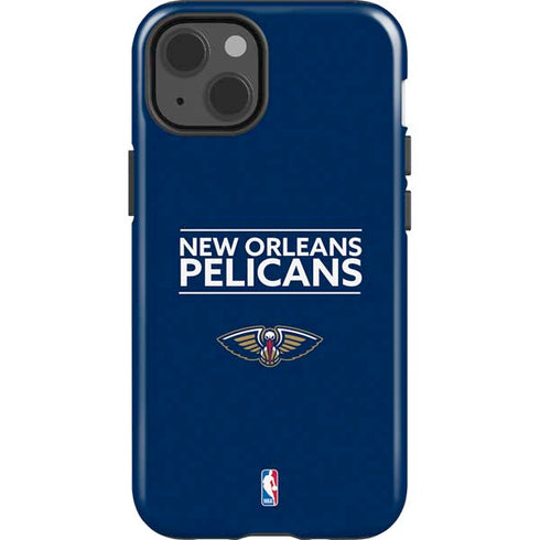 NBA New Orleans Pelicans Standard - Blue iPhone 15 Impact Case