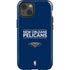 NBA New Orleans Pelicans Standard - Blue iPhone 15 Impact Case