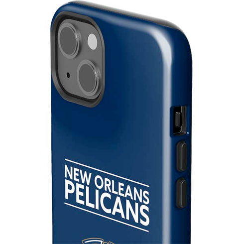 NBA New Orleans Pelicans Standard - Blue iPhone 15 Impact Case