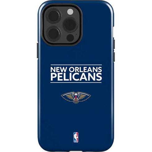 NBA New Orleans Pelicans Standard - Blue iPhone 14 Pro Impact Case