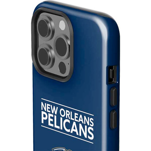 NBA New Orleans Pelicans Standard - Blue iPhone 14 Pro Impact Case
