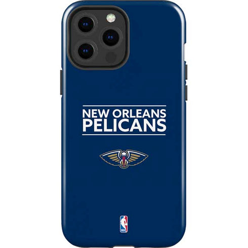 NBA New Orleans Pelicans Standard - Blue iPhone 15 Pro Max Impact Case