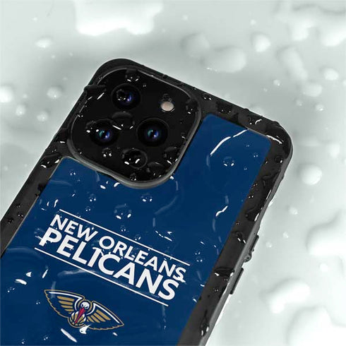 NBA New Orleans Pelicans Standard - Blue iPhone 14 Pro Max Waterproof Case