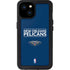 NBA New Orleans Pelicans Standard - Blue iPhone 15 Plus Waterproof Case