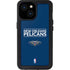 NBA New Orleans Pelicans Standard - Blue iPhone 15 Waterproof Case