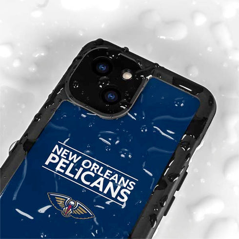 NBA New Orleans Pelicans Standard - Blue iPhone 15 Waterproof Case